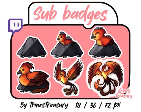 Digital Drawing Illustration Twitch Badges Discord Badges Twitch Sub