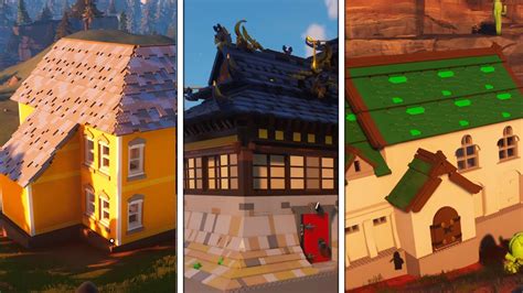 Como Desbloquear Todas Las Construcciones Lego Fortnite Castillos Y