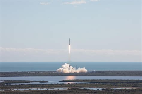 Cygnus Soars On SpaceX Rocket To Resupply International Space Station