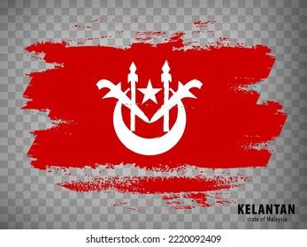 Flag Kelantan Brush Strokes Flag State Stock Vector (Royalty Free) 2220092409 | Shutterstock