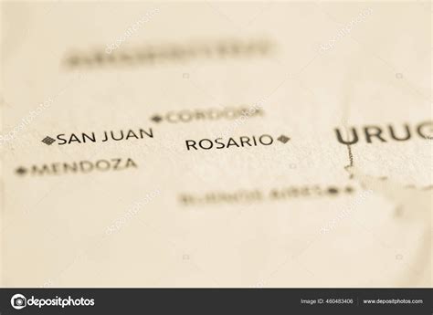 Rosario Argentina Map Stock Photo by ©aliceinwonderland2020 460483406