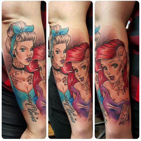 Princess Tattoo Peyton Portrait Tattoo Tattoos Punk Disney