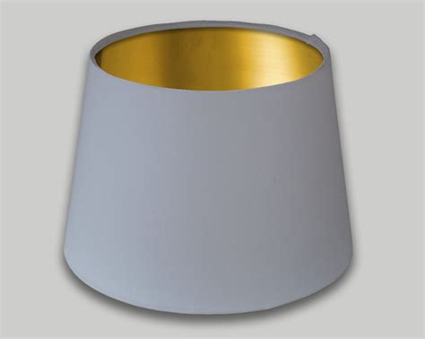 White French Drum Lampshade Brushed Gold Inner The Lampshade Barn