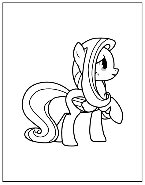 62 Fluttershy Coloring Pages