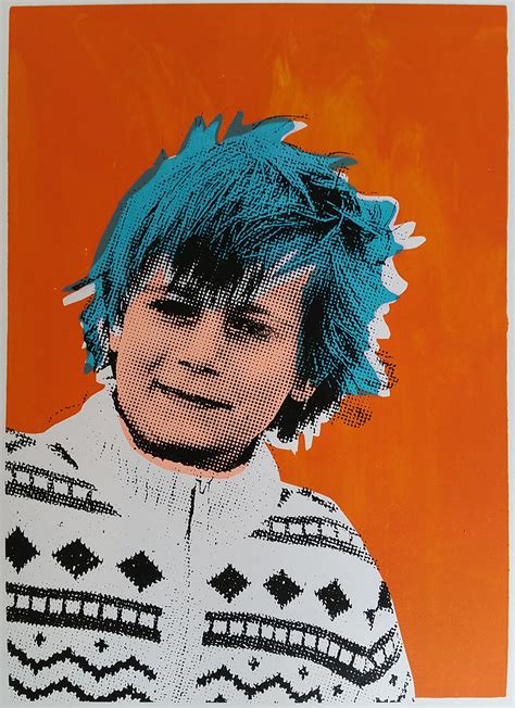 Geïnspireerd door Andy Warhol Zeefdrukles