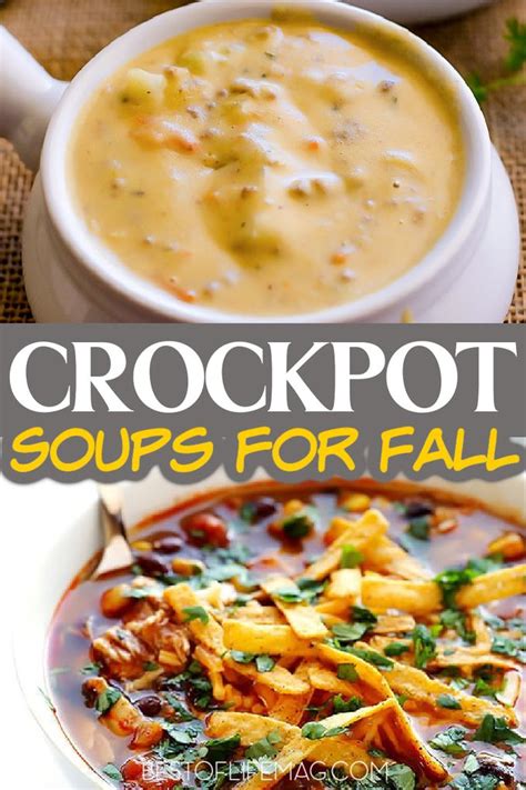 Crock Pot Soups For Fall 25 Slow Cooker Fall Recipes