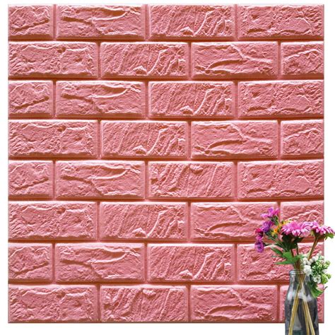 3d Brick Peel And Stick Wallpaper Wall Panels Self Adhesive Removable Wallpaper Waterproof Pe