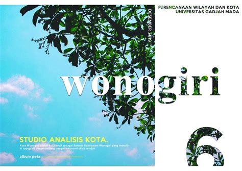 Album Peta Studio Analisis Kota Wonogiri 2019 by Syahrul Muwaasat - Issuu