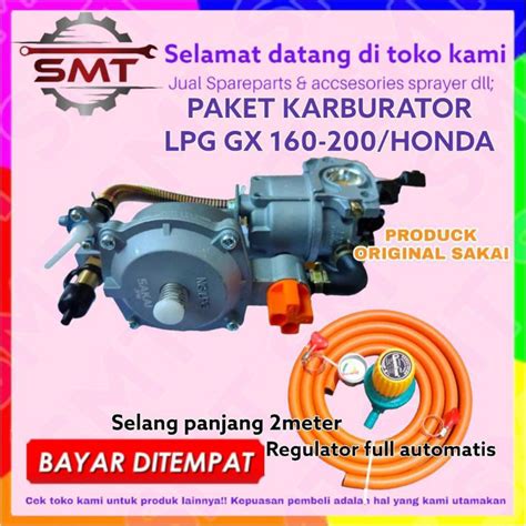 Jual Paket Karburator Lpg Gx Car Converter Lpg Wh