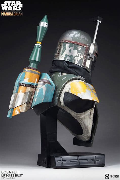 Sideshow Star Wars The Mandalorian Boba Fett Life Size B Ste Q