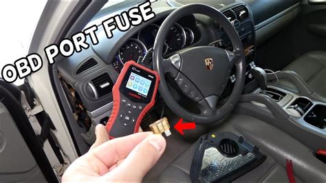 Porsche Cayenne Obd Port Fuse Location Replacement Obd Scanner Port