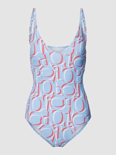 Joop Bodywear Badeanzug Mit Allover Muster Modell Marinha Hellblau