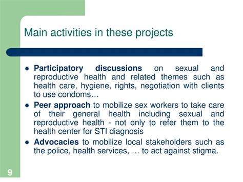 Ppt Integrated Hiv Srh Clinical Services For Female Sex Workers In