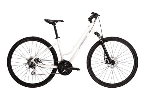 Bicicleta Dama De Oras Kross Evado Lady White Outdoor Bike