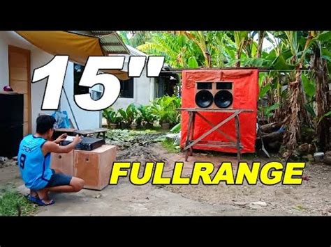 Paano Gumawa Ng Fullrange D15 Budget Sound System Speaker Box YouTube