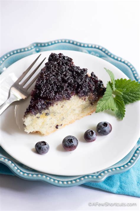 Blueberry Upside Down Cake Recipe A Few Shortcuts