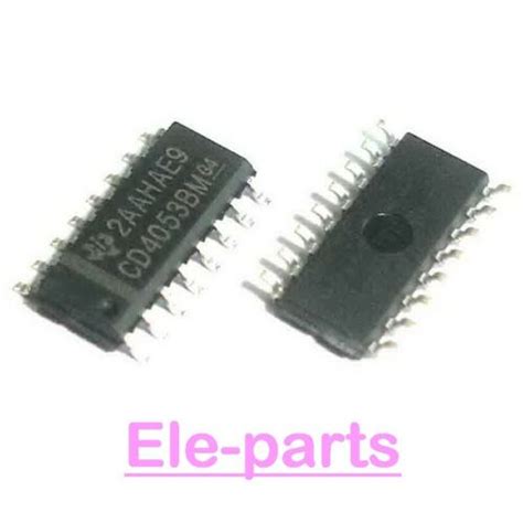 50 PCS CD4053BM SOP 16 CD4053M CD4053 CMOS Analog Multiplexers