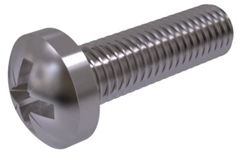 Iso Cross Recessed Raised Cheese Head Screws