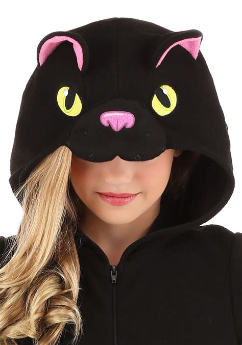 Black Cat Onesie For Kids