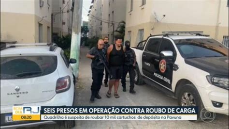 Polícia Prende 6 Em Operação Contra Roubo De Cargas Bando Levou 10 Mil