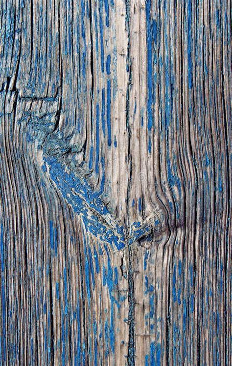 Vieja Textura De Madera Azul Con Los Modelos Naturales Foto De Archivo