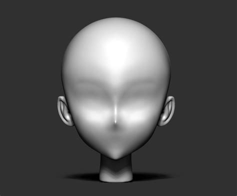 Female Anime Head Base