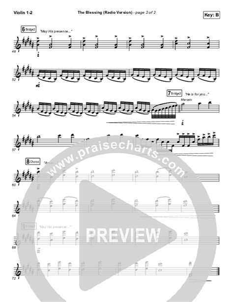 The Blessing Radio Violin Sheet Music Pdf Kari Jobe Cody Carnes