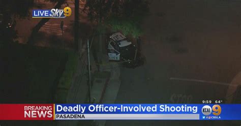 Suspect Fatally Wounded In Officer Involved Shooting Cbs Los Angeles