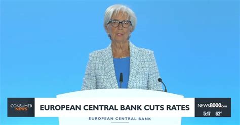 European Central Bank Cuts Rates News