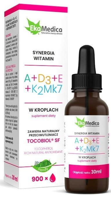 Witamina ADEK A D3 E K2 MK7 Krople 30 Ml 900 Szt 8307301772 Allegro Pl