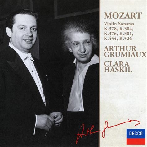 Arthur Grumiaux Clara Haskil Mozart Sonatas For