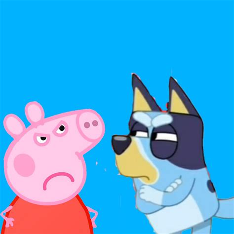 Bluey Vs Peppa By Eacthelegend On Deviantart