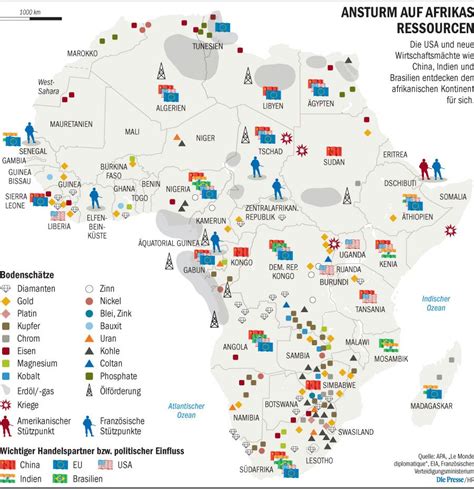 Africa Mineral Resources Map - My Maps