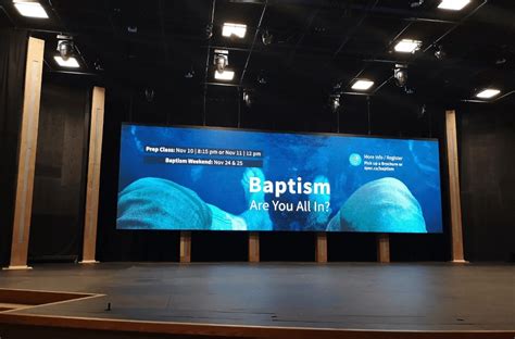 Indoor Rental Led Display America Church Nseled