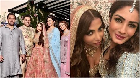 Raveena Tandon Shares Unseen New Photos From Arbaaz Khan And Shura Khans Wedding Poses With