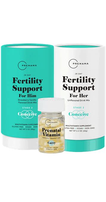 Premama Dual Fertility Bundle Fertility Support For Couples