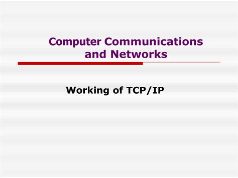 Solution Lec Working Of Tcp Ip Studypool