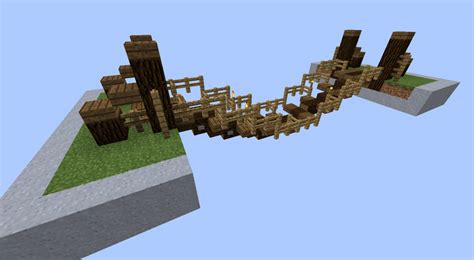 Rope Bridges + Schematic Minecraft Map