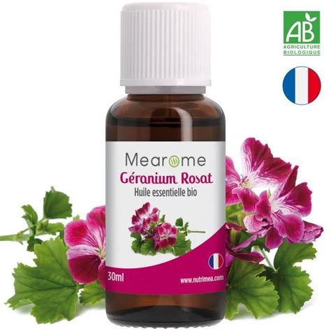 G Ranium Rosat Huile Essentielle Bio Ml Pure Et Naturelle