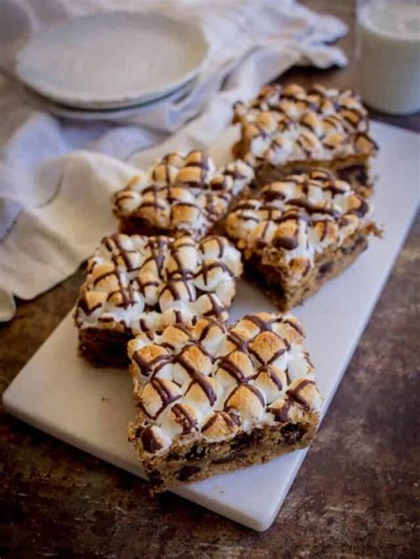 Chocolate Chip S Mores Cookie Bars