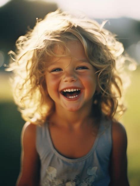 Premium Ai Image The Happiest Child On Earth Cute Baby Smiling Carefree