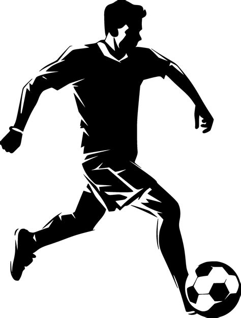 Football, Black and White Vector illustration 27212752 Vector Art at ...