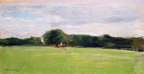 The Polo Field In Jenischs Park P Max Liebermann Als