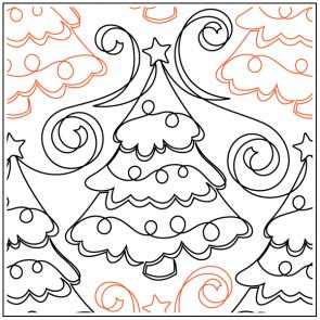 Jessica S Christmas Forest Pantograph Quilting Designs Quilting