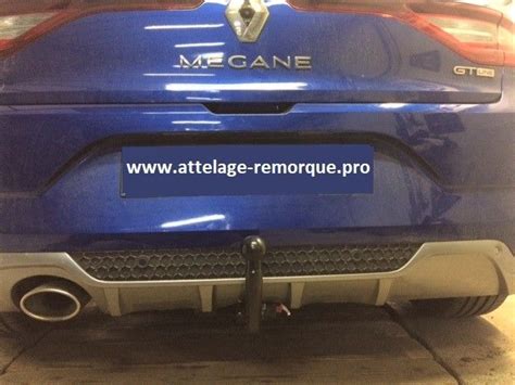 Attelage Remorque Pro Renault Megane Iv 4 Rdso Rotule Demontable Boule