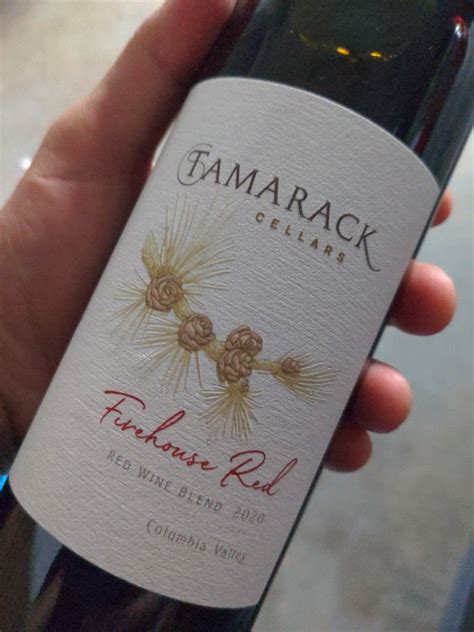 2020 Tamarack Cellars Firehouse Red Usa Washington Columbia Valley