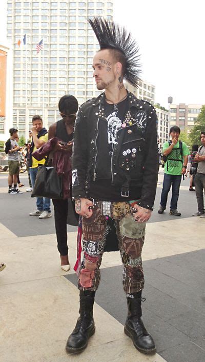 Male Punk September 10th 2013 At Lincoln Center Ny Punk ファッションアイデア