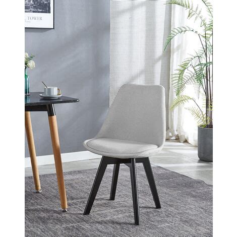 Nordlys Lot De Chaises De Salle A Manger Scandinaves Pieds Bois