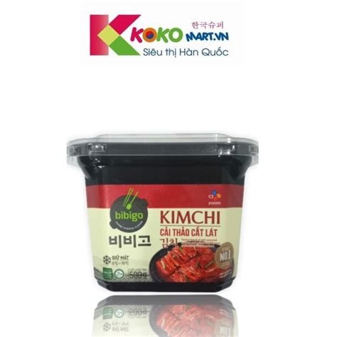 Kim chi cải thảo cắt lát Bibigo Hàn Quốc 500g Shopee Việt Nam