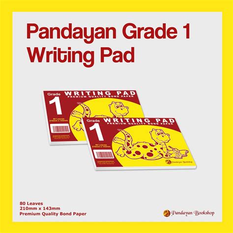 Pandayan Grade 1 Writing Pad 80 Leaves Per Pad Shopee Philippines